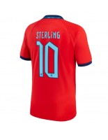 Englanti Raheem Sterling #10 Vieraspaita MM-kisat 2022 Lyhythihainen
